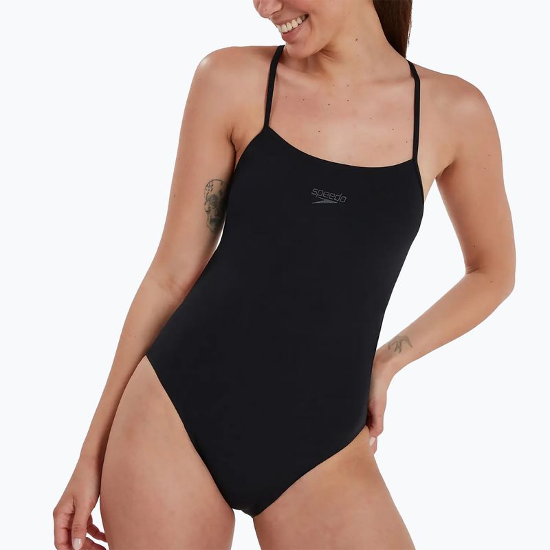 Speedo dámské jednodílné plavky Endurance+ Thinstrap černé 7