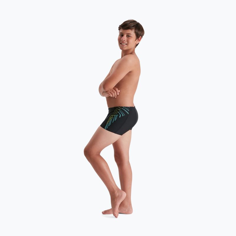 Speedo Plastisol Placement dětské plavky černé 68-09530G690 7