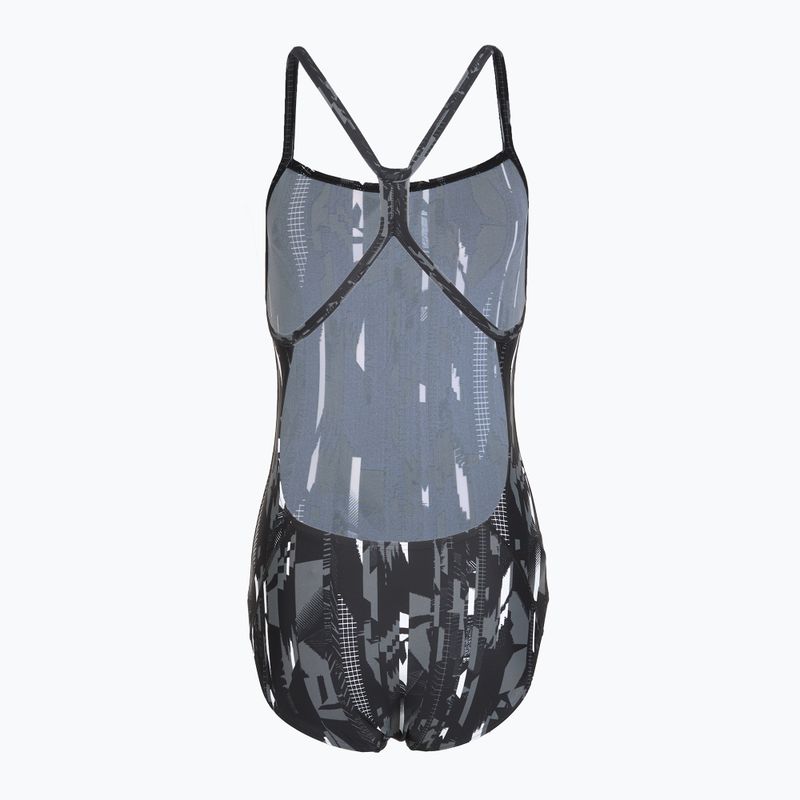 Dámské jednodílné plavkySpeedo Allover Rippleback black 2