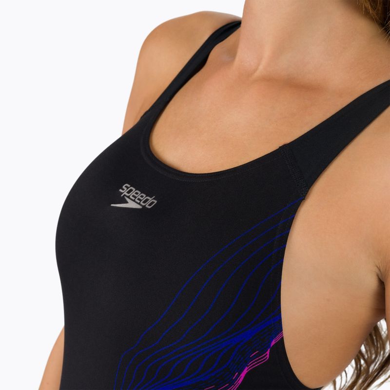 Speedo Placement Recordbreaker dámské jednodílné plavky černé 68-09015G634 12