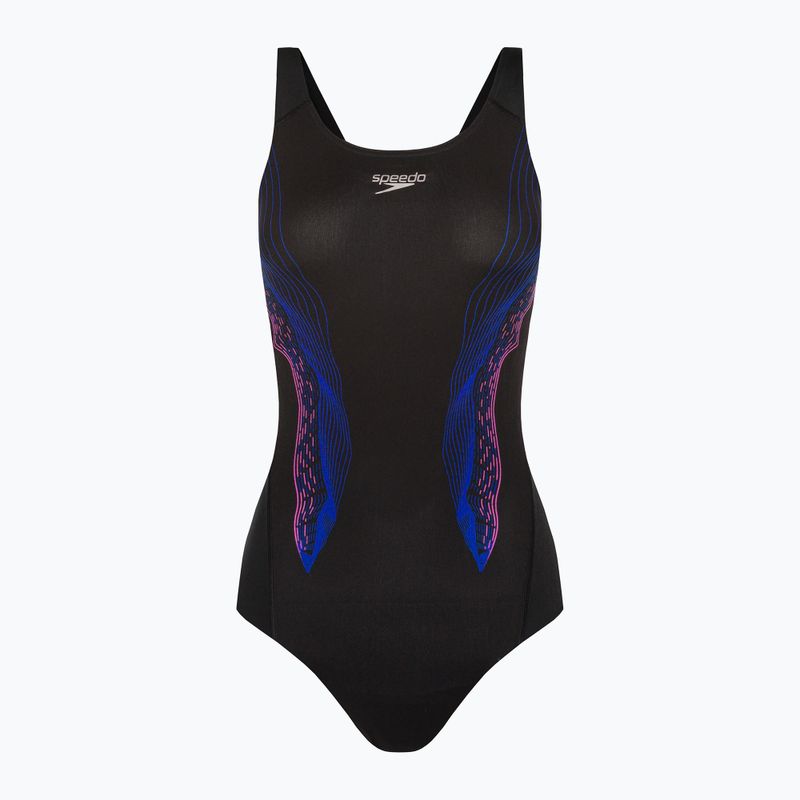 Speedo Placement Recordbreaker dámské jednodílné plavky černé 68-09015G634