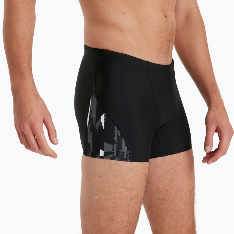 Speedo Allover V-Cut pánské plavky černé 68-113669177 6