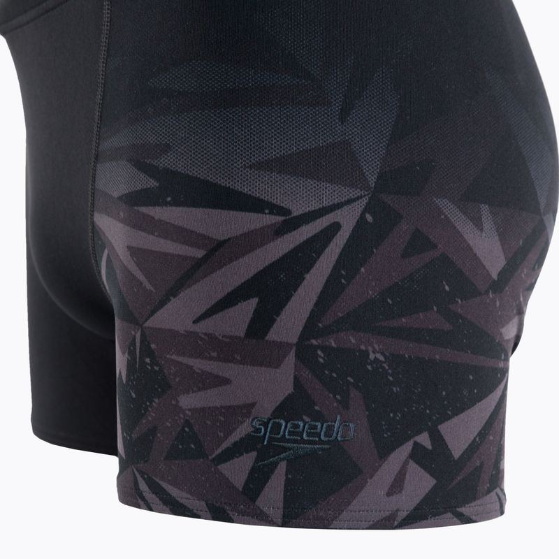 Pánské plavecké boxerky Speedo HyperBoom V-Cut Aquashort black/siren red 3