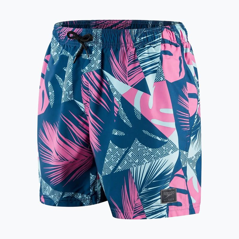 Pánské plavecké šortky Speedo Leisure s potiskem 16' barevné 68-12837G654