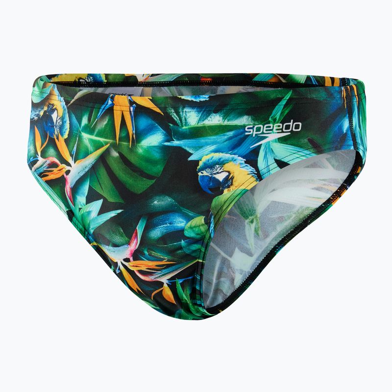 Pánské plavky Speedo Escape 5cm Brief zelené 68-13452G676