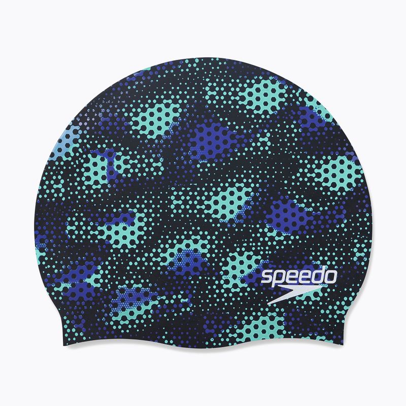 Speedo Dětská plavecká čepice s nápisem černá 68-08386 3