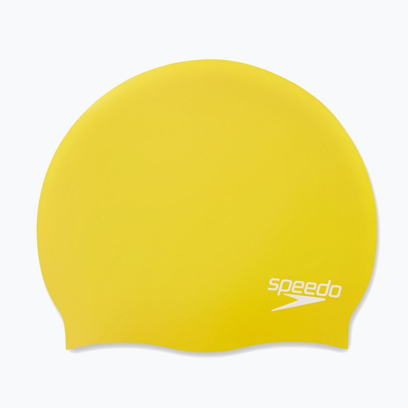 Plavecká čepice Speedo Plain Moulded Silicone žlutá 68-70984 4