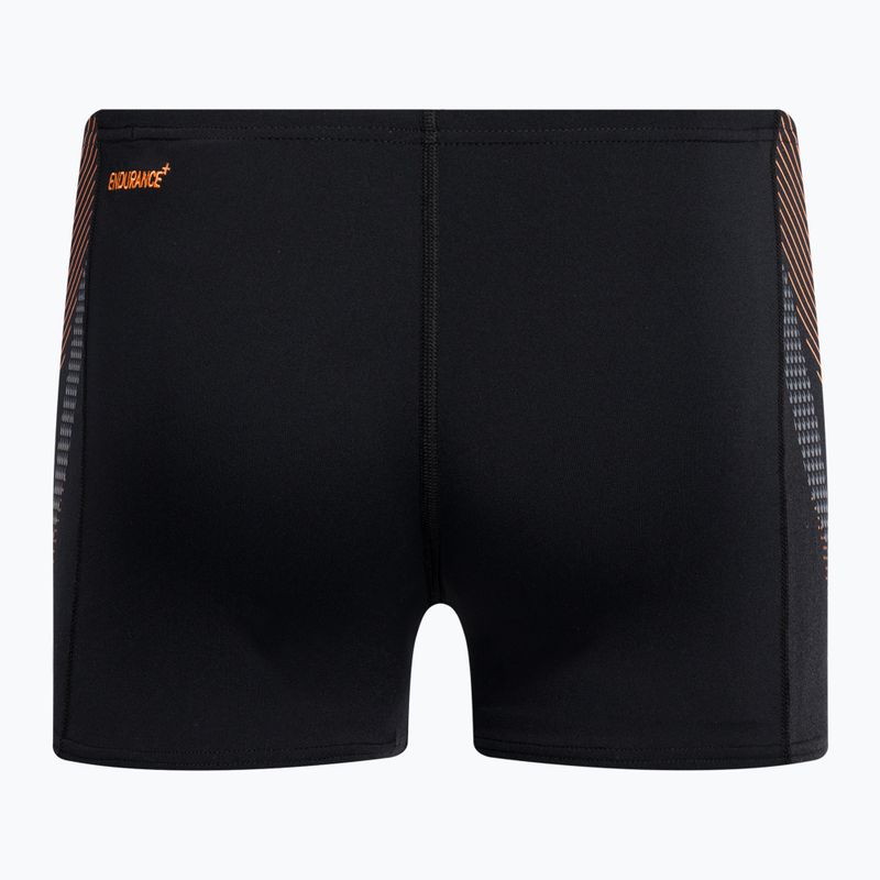 Pánské plavecké boxerky Speedo Tech Panel Black/Papaya Punch/Usa Charcoal 68-04510H054 2