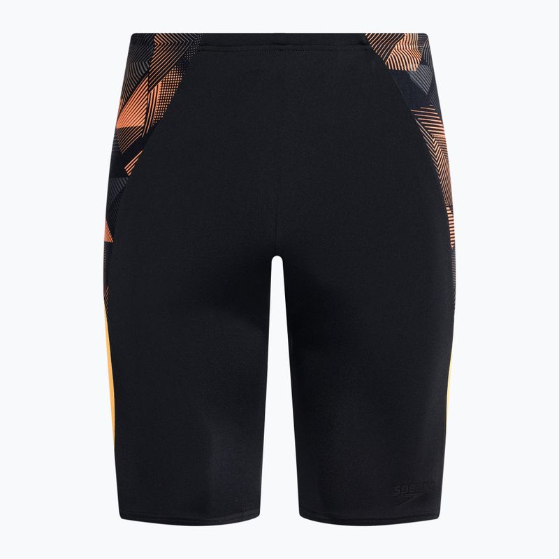 Speedo ECO Endurance+ Splice pánské plavky černo-oranžové 68-13444