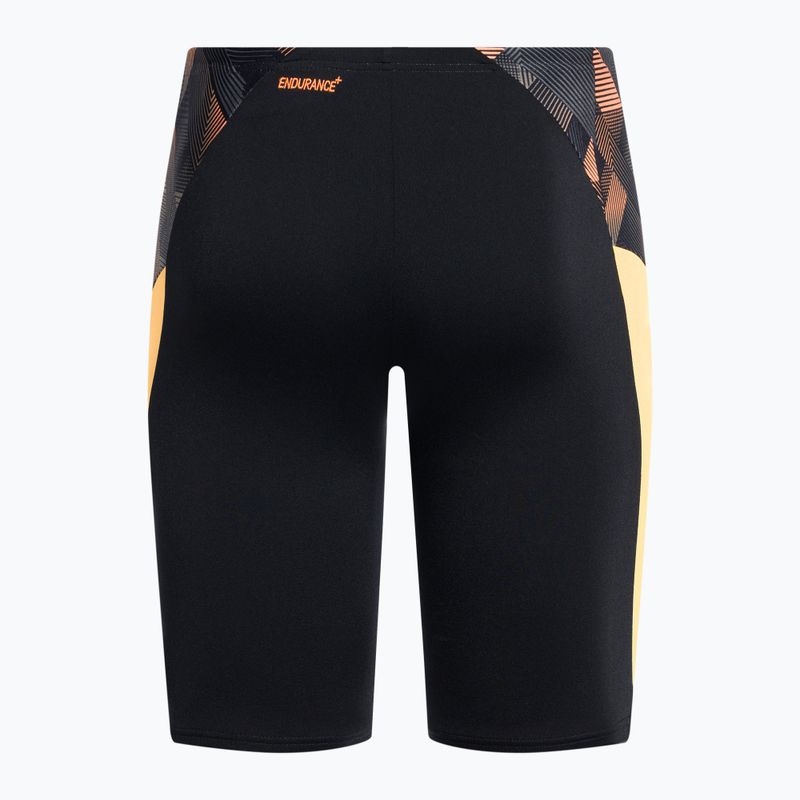 Speedo ECO Endurance+ Splice pánské plavky černo-oranžové 68-13444 2