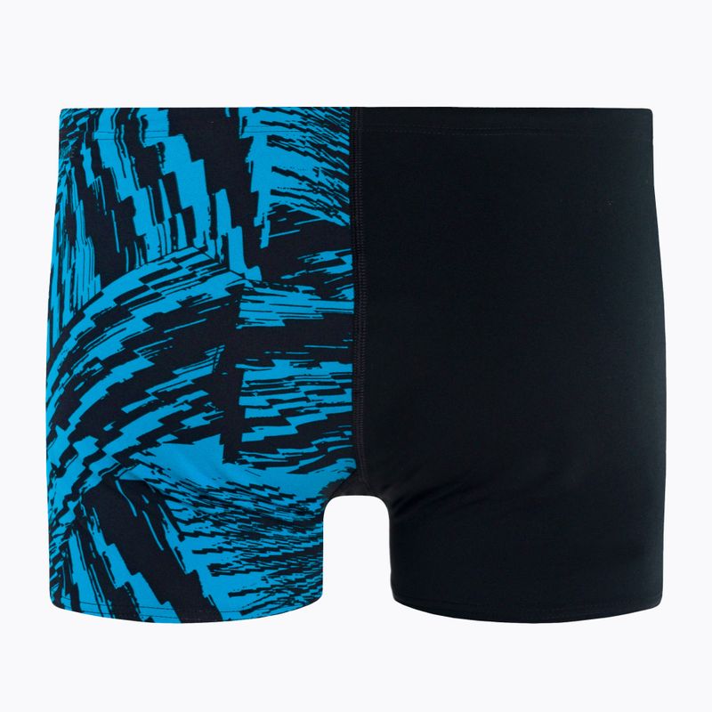 Pánské plavecké boxerky Speedo Allover V-Cut Aquushort D812 black 68-09734D812 2