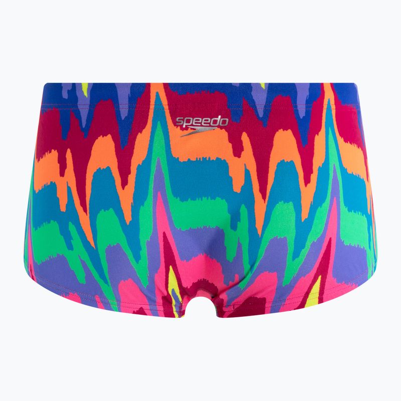 Pánské plavky Speedo Allover Brief barevné 8-12840 2