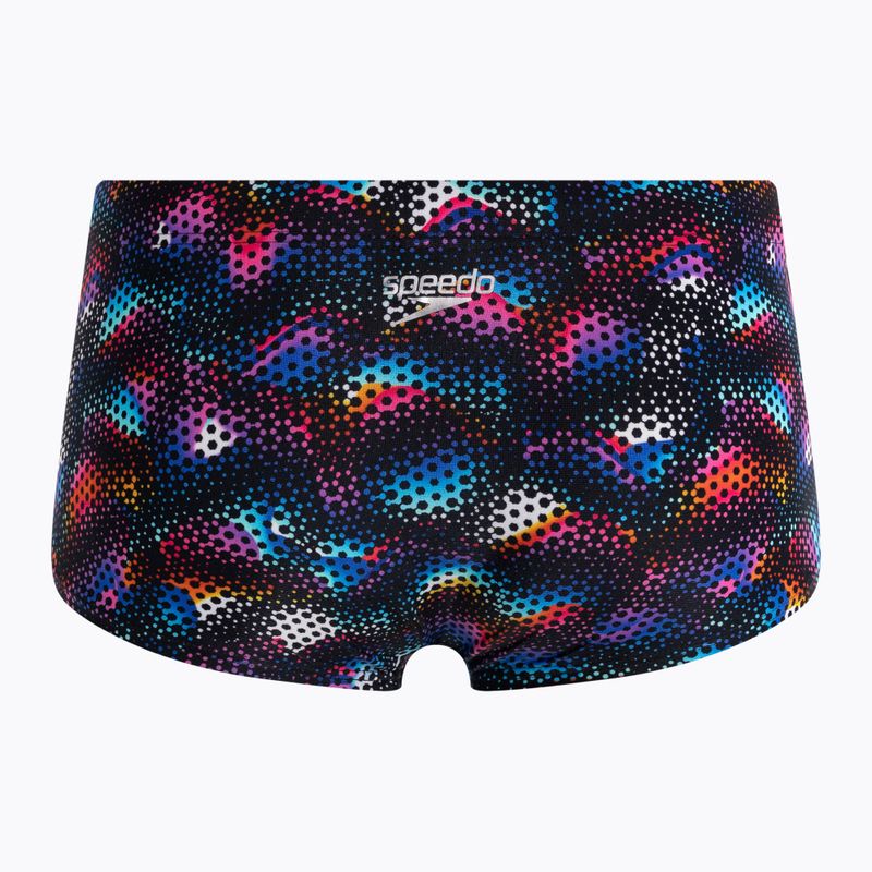 Pánské plavecké boxerky Speedo Kaleidoscope V 17cm Club Training Allover Brief 68-12848 2