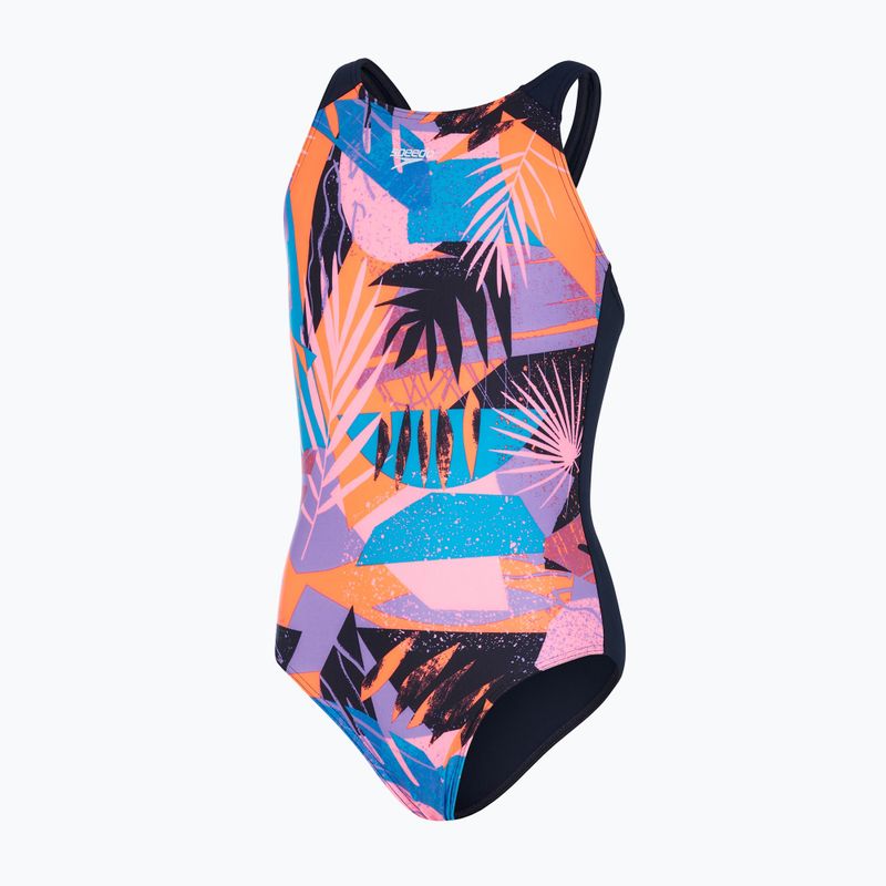 Speedo Allover Pulseback dětské jednodílné plavky barva 68-12676 5