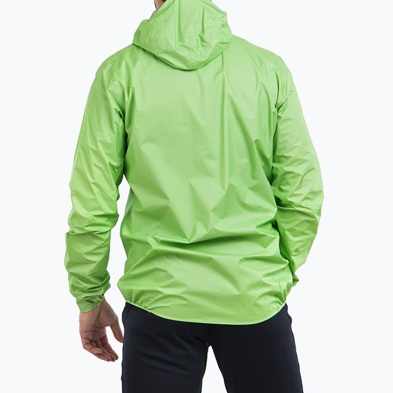 Pánská běžecká bunda Inov-8 Raceshell Pro FZ green 2