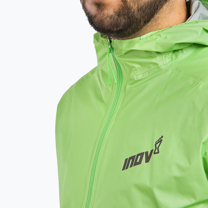 Pánská běžecká bunda Inov-8 Raceshell Pro FZ green 3