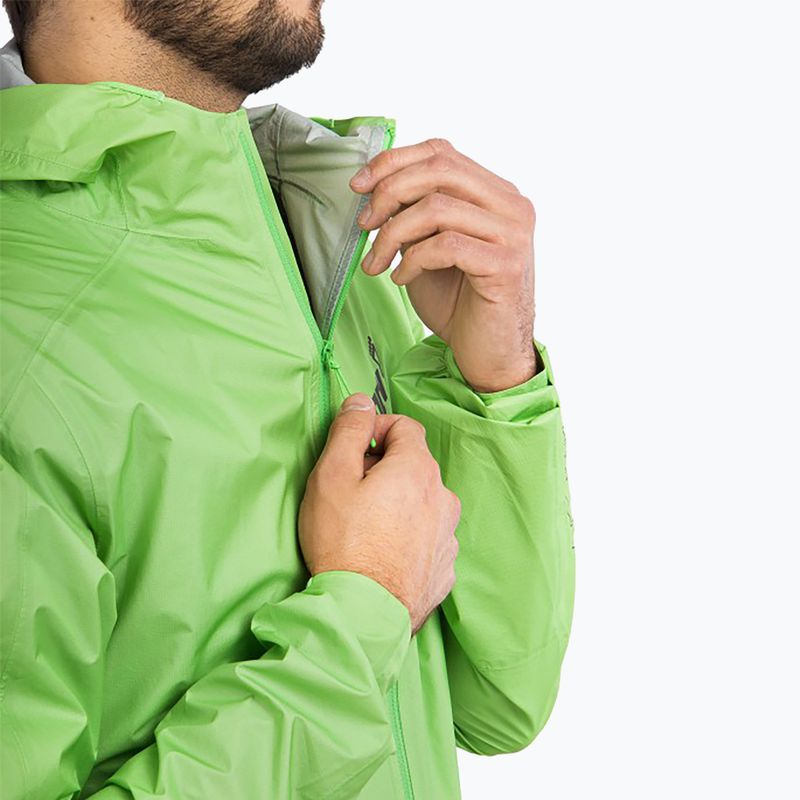 Pánská běžecká bunda Inov-8 Raceshell Pro FZ green 4