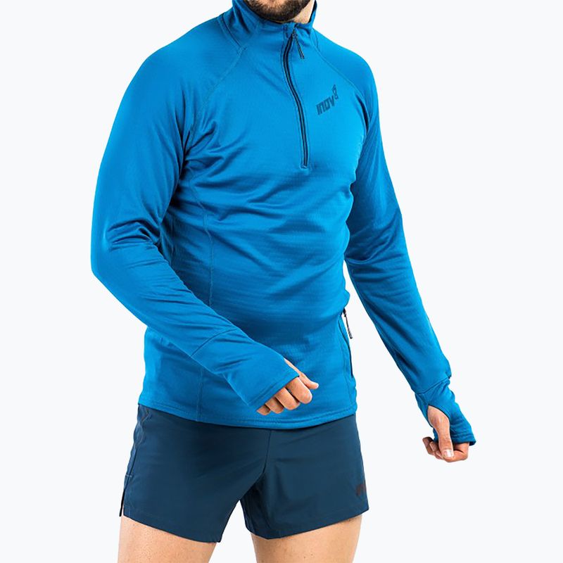 Pánská běžecká mikina Inov-8 Venturelite Mid Half Zip blue