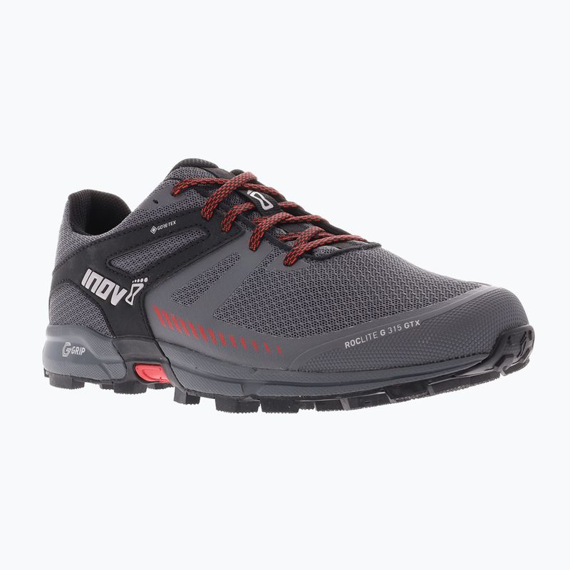 Pánská běžecká obuv Inov-8 Roclite G 315 GTX V2 grey/black/red 11