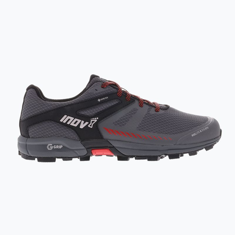 Pánská běžecká obuv Inov-8 Roclite G 315 GTX V2 grey/black/red 12