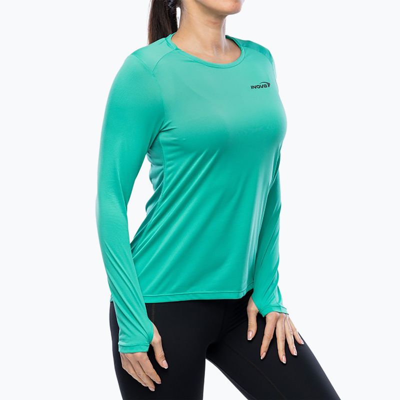 Dámské běžecké tričko longsleeve  Inov-8 Performance aqua/dark aqua 3