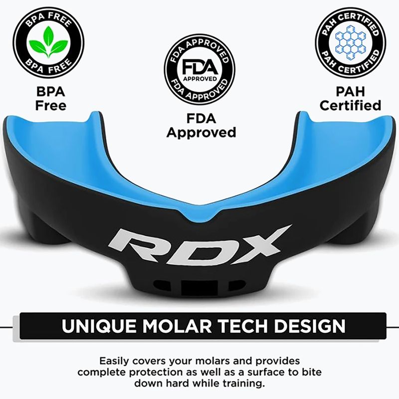 Dětský chránič dásní RDX Mouth Junior blue 3