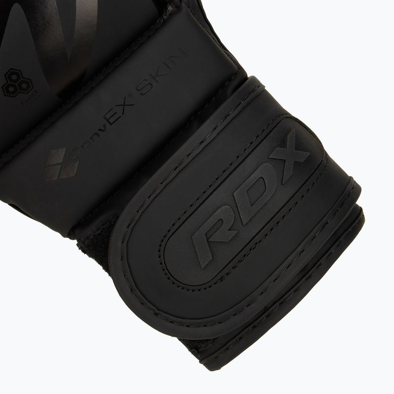 Grapplingové rukavice RDX T15 Noir Hybrid matte black 5