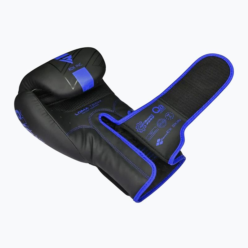 Boxerské rukavice Rękawice RDX F6 blue 4