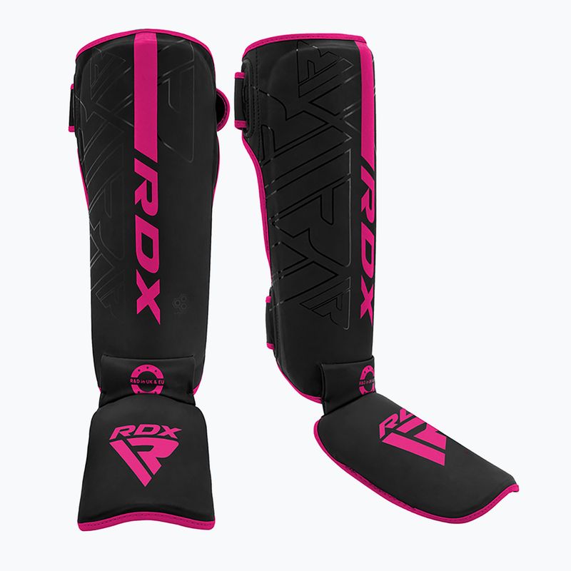 Chrániče holení a nártů RDX F6 Shin Instep pink