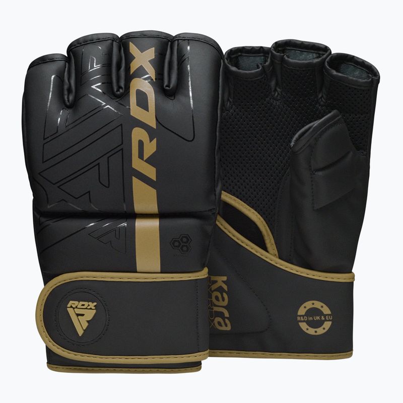 Boxerské rukavice Grappling RDX F6 gold