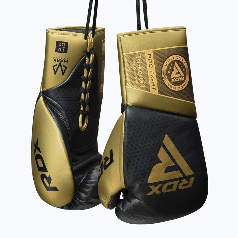 Boxerské rukavice  RDX K1 Mark Pro Fight Boxing golden 5