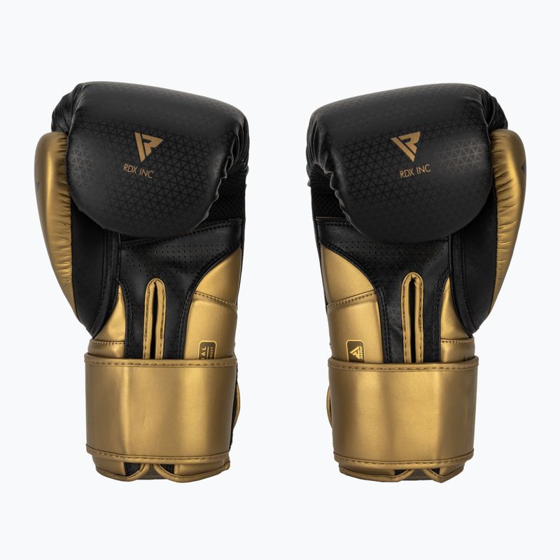 Boxerské rukavice RDX L2 Mark Pro Sparring Boxing Hook & Loop golden 3