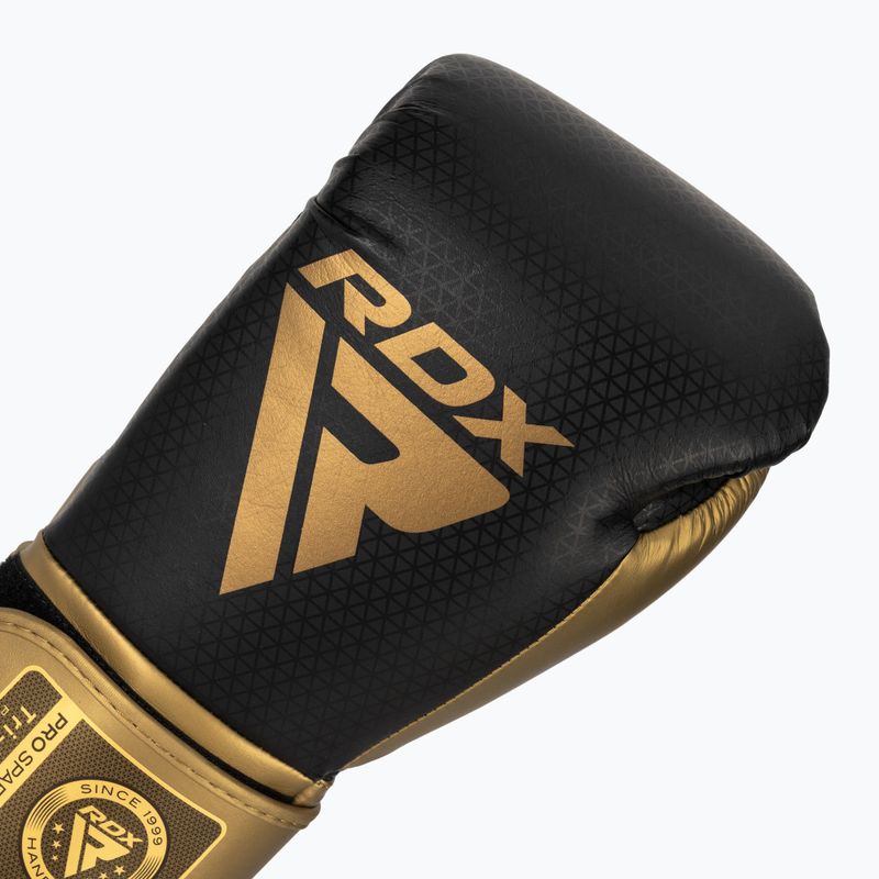 Boxerské rukavice RDX L2 Mark Pro Sparring Boxing Hook & Loop golden 5