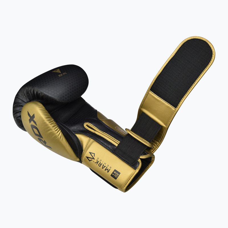 Boxerské rukavice  RDX L2 Mark Pro Sparring Boxing Hook & Loop golden 5