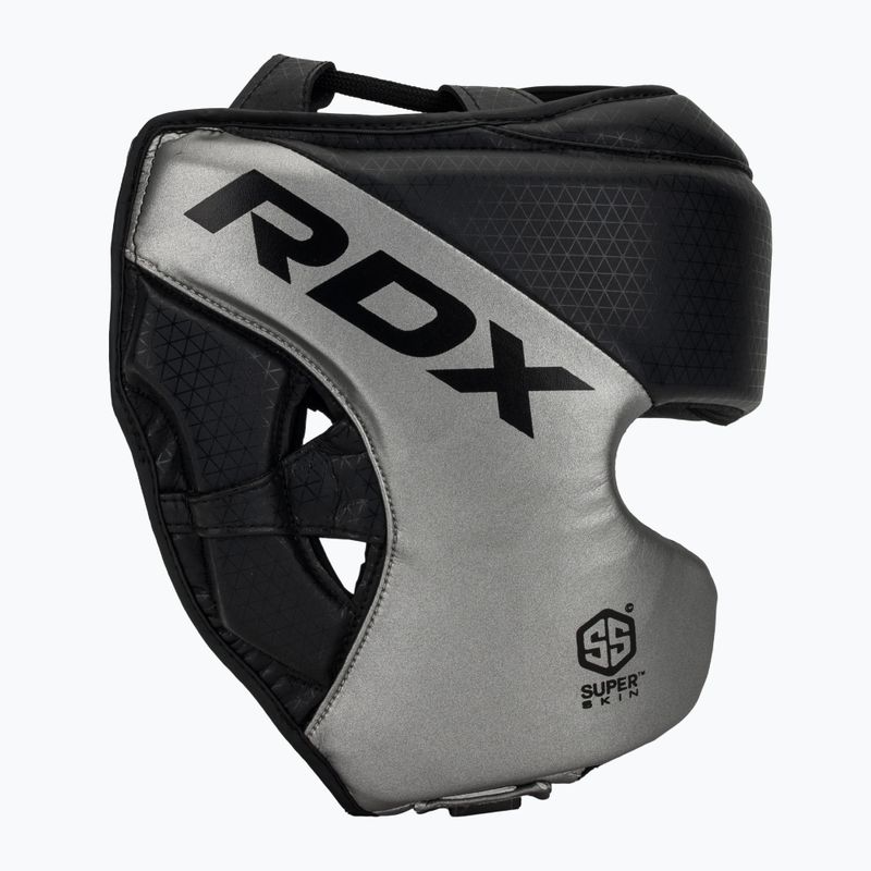 Boxerská přilba RDX L1 Mark Pro Cheek Boxing Training Head Guard silver 2