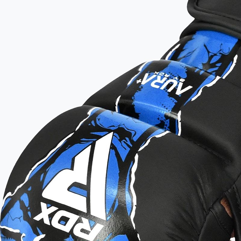 MMA rukavice RDX Grappling Shooter New Aura F17 black/blue 6