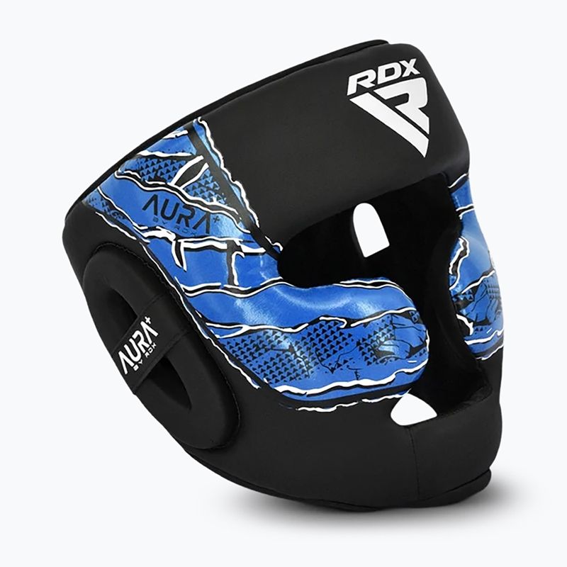 Boxerská helma RDX New Aura F17 Head black/blue 2