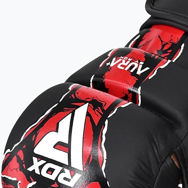 MMA rukavice RDX Grappling Shooter New Aura F17 black/red 6