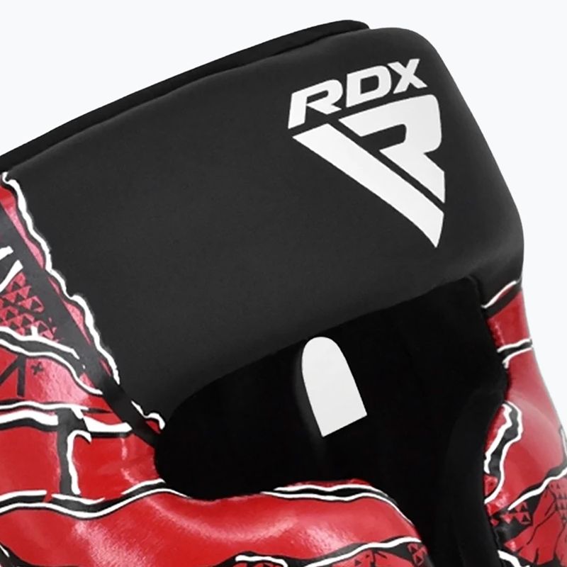 Boxerská helma RDX New Aura F17 Head black/red 5