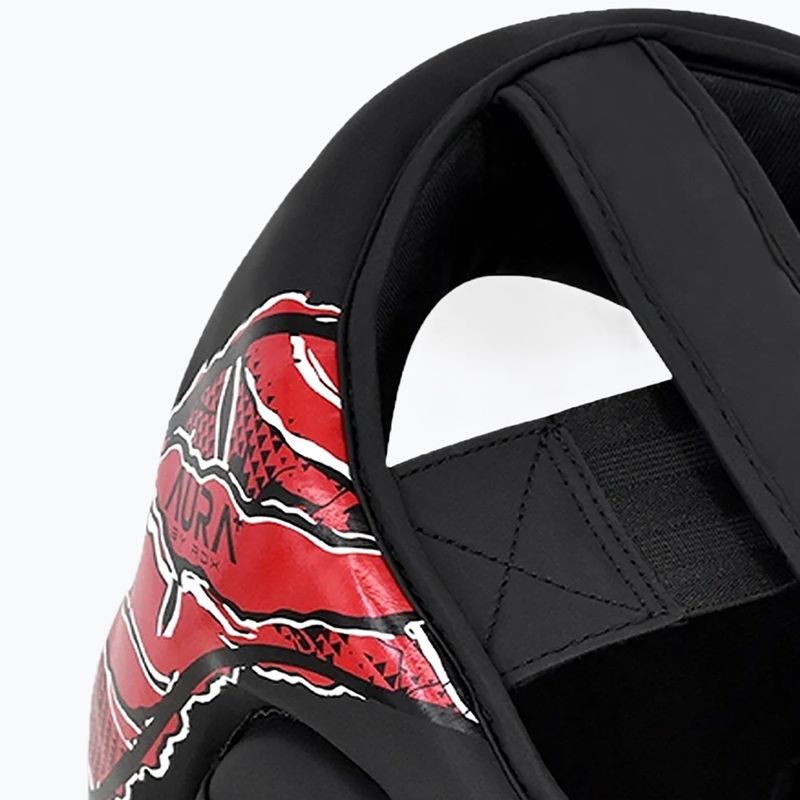 Boxerská helma RDX New Aura F17 Head black/red 6