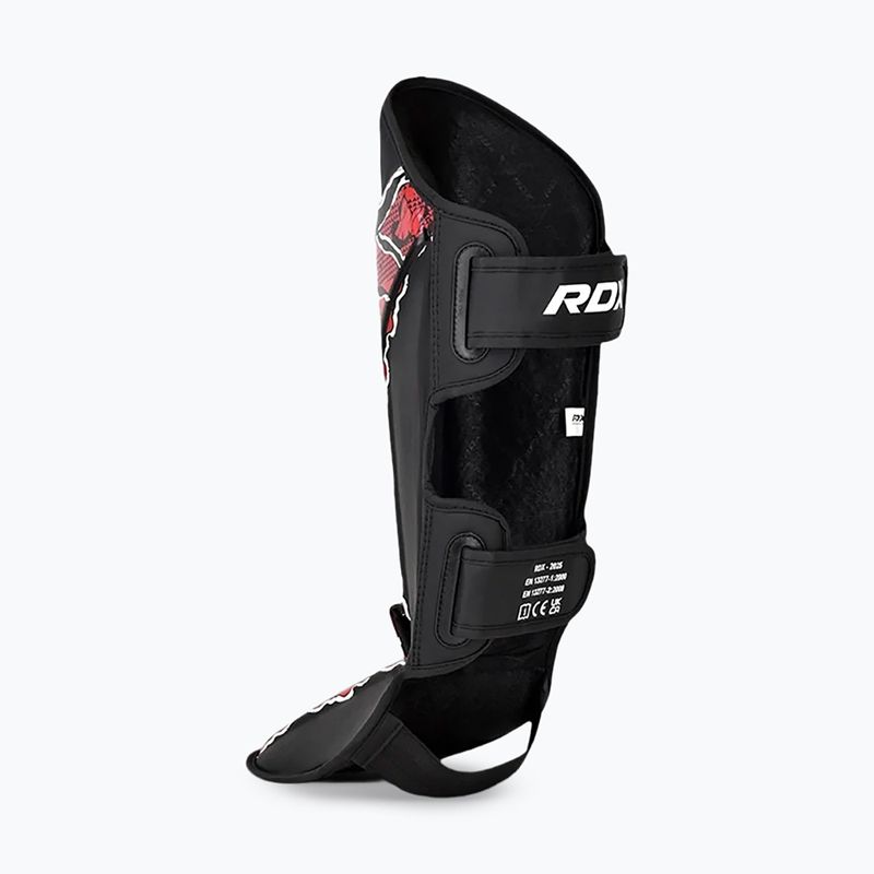 Chrániče holení a chodidel RDX Instep New Aura F17 Shin black/red 5