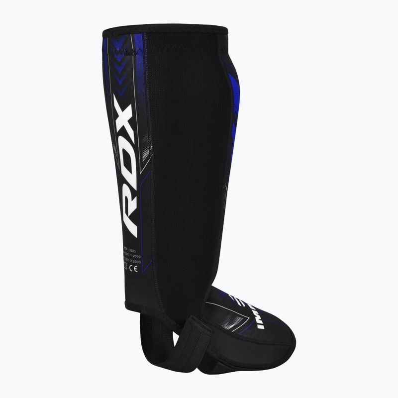 Chrániče holení a chodidel RDX IMMAF Approved Neoprene Shin Instep SGN-IMF-1U blue 4