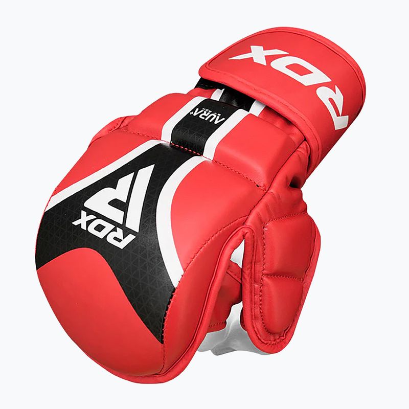 Grapplingové rukavice  RDX Grappling Shooter Aura Plus T-17 red 4