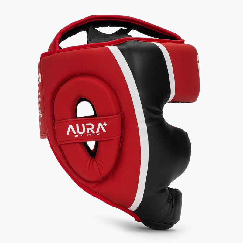 Boxerská přilba RDX Head Guard Aura Plus T-17 red 2