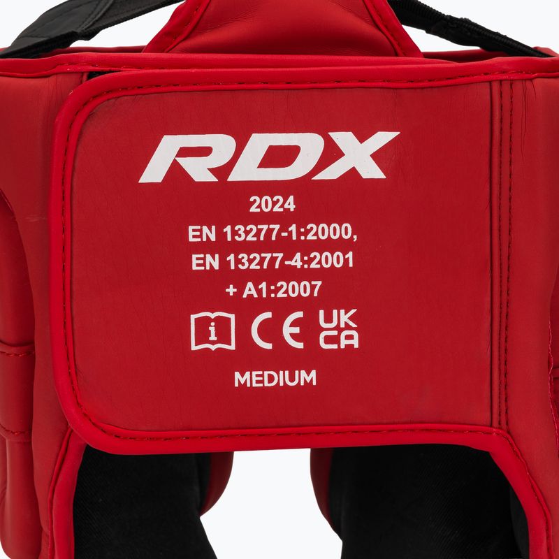 Boxerská přilba RDX Head Guard Aura Plus T-17 red 5