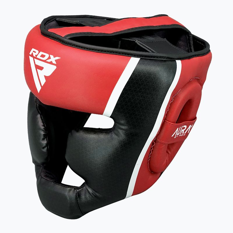 Boxerská přilba RDX Head Guard Aura Plus T-17 red 4