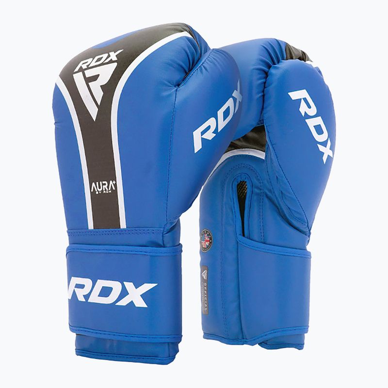 Boxerské rukavice  RDX Boxing Aura Plus T-17 blue 2