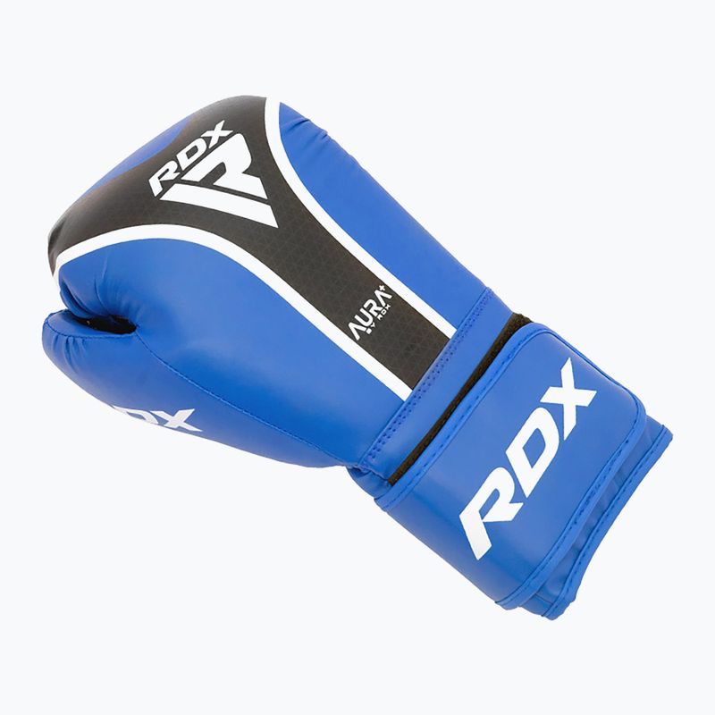 Boxerské rukavice  RDX Boxing Aura Plus T-17 blue 3