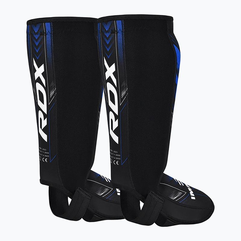 Chrániče holení a nártů RDX IMMAF Approved Neoprene Shin Instep blue 2