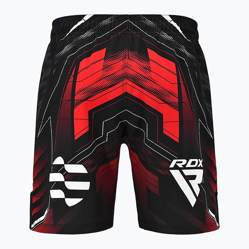 Pánské tréninkové šortky RDX IMMAF Approved MMA Fight & Training red 2